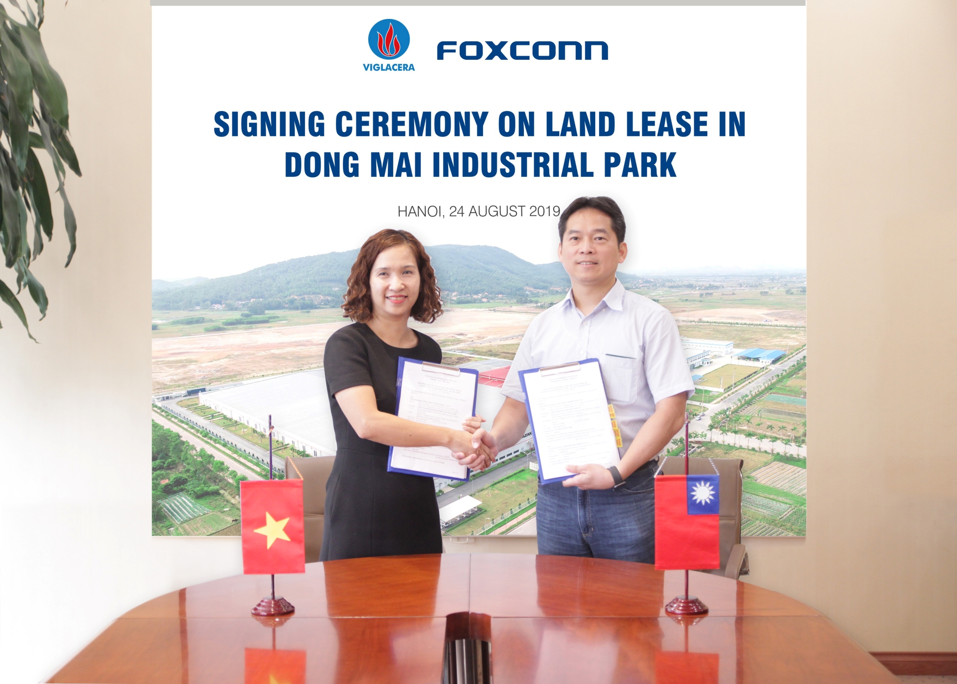 Dong Mai Industrial Park (Viglacera) successfully attracted one of the leading electronics and information technology corporations in the world